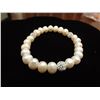 Image 1 : Freshwater Pearl Braclet With Swarovski Crystals