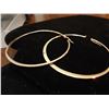 Image 1 : 18k Rose Gold over Sterling Silver Hoop Ear Rings