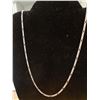Image 1 : 24 Inch Figaro Chain Sterling Silver
