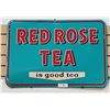 Image 1 : RED ROSE TEA TIN SIGN DATED 1956