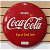 Image 1 : DRINK COCA-COLA METAL BUTTON 1950'S