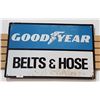 Image 1 : ORIGINAL GOODYEAR BELTS & HOSE TIN SIGN 1960'S