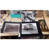 Image 1 : LOT OF APPROX 12 BLACK & WHITE PHOTOS & CALENDAR