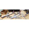 Image 1 : LOT OF 4 LARGE PLASTIC PLANE MODELS