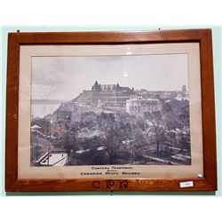 CANADIAN PACIFIC RAILWAY (CPR) PRINT OF "CHATEAU FRONTENAC"