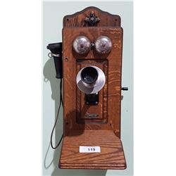 CANADIAN INDEPENDENT TELEPHONE CO. PICTURE FRAME WALL PHONE