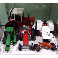 LOT OF 4 DIE CAST TRACTORS