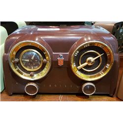 DARK BROWN CROSLEY RADIO