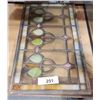 Image 1 : TWO STAINED GLASS IN LEAD FRAMES