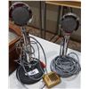 Image 1 : TWO VINTAGE TABLE TOP MICROPHONES