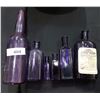 Image 1 : LOT OF 6 AMETHYST GLASS BOTTLES
