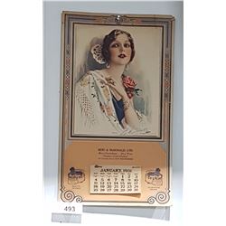 1931 ADVERTISING CALENDAR