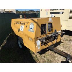 2001 SULLIVAN D185Q Air Compressor, VIN/SN:21480 - Perkins diesel, mtd. on S/A trailer, pintle hitch