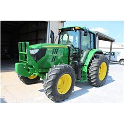 2013 JOHN DEERE 6125M Farm Tractor, VIN/SN:1L06125MADH750752 - MFWD, 3 PTH, PTO, triple remote, draw