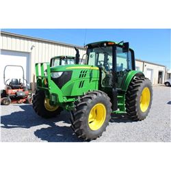 2013 JOHN DEERE 6125M Farm Tractor, VIN/SN:1L06125MCDH768612 - MFWD, 3 PTH, PTO, triple remote, draw