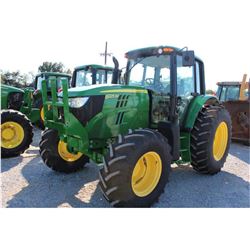 2013 JOHN DEERE 6125M Farm Tractor, VIN/SN:1L06125MPDH767527 - MFWD, 3 PTH, PTO, triple remote, draw