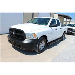 2015 DODGE 1500 Pickup Truck, VIN/SN:1C6RR7FT8FS765341 - 4x4, ext. cab, V8 gas, A/T, AC, 64,386 odom