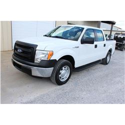2014 FORD F150 Pickup Truck, VIN/SN:1FTEW1CM1EFB62944 - crew cab, V6 gas, A/T, AC, 61,950 odometer r