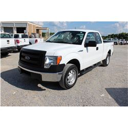 2014 FORD F150 Pickup Truck, VIN/SN:1FTFX1EF8EKD94514 - 4x4, ext. cab, V8 gas, A/T, AC, 74,656 odome