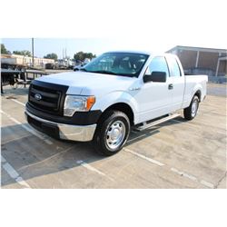 2014 FORD F150 Pickup Truck, VIN/SN:1FTEX1CM8EKG34870 - ext. cab, V6 gas, A/T, AC, 43,138 odometer r
