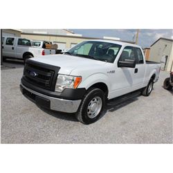 2014 FORD F150 Pickup Truck, VIN/SN:1FTEX1CM5EFA85329 - ext. cab, V6 gas, A/T, AC, 51,739 odometer r