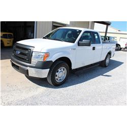 2014 FORD F150 Pickup Truck, VIN/SN:1FTEX1CM0EFC09605 - ext. cab, V6 gas, A/T, AC, 70,092 odometer r