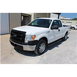 2013 FORD F150 Pickup Truck, VIN/SN:1FTEX1CM8DFC14128 - ext. cab, V6 gas, A/T, AC, 46,579 odometer r