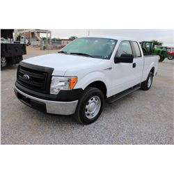 2013 FORD F150 Pickup Truck, VIN/SN:1FTEX1CMXDFC14115 - ext. cab, V6 gas, A/T, AC, 51,113 odometer r