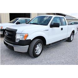 2013 FORD F150 Pickup Truck, VIN/SN:1FTEX1CMXDKE99695 - ext. cab, V6 gas, A/T, AC, 53,422 odometer r