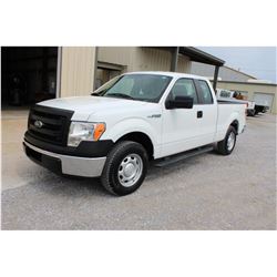 2013 FORD F150 Pickup Truck, VIN/SN:1FTEX1CM7DKE99685 - ext. cab, V6 gas, A/T, AC, 56,534 odometer r