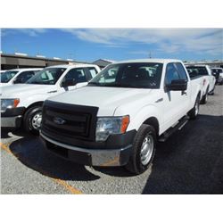 2013 FORD F150 Pickup Truck, VIN/SN:1FTEX1CM8DFA80849 - ext. cab, V6 gas, A/T, AC, 58,380 odometer r