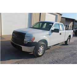 2013 FORD F150 Pickup Truck, VIN/SN:1FTEX1CM3DFC14103 - ext. cab, V6 gas, A/T, AC, 67,050 odometer r