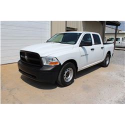 2012 DODGE 1500 Pickup Truck, VIN/SN:1C6RD6KP8CS288147 - crew cab, V8 gas, A/T, AC, 61,990 odometer 