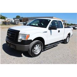 2012 FORD F150 Pickup Truck, VIN/SN:1FTEX1EM3CFB03658 - 4x4, ext. cab, V6 gas, A/T, AC, 47,902 odome