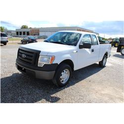 2012 FORD F150 Pickup Truck, VIN/SN:1FTEX1CM9CFB27093 - ext. cab, V6 gas, A/T, AC, 35,474 odometer r