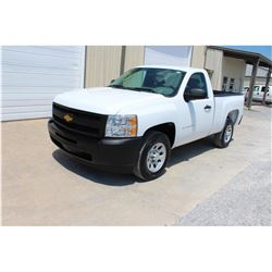 2012 CHEVROLET 1500 Pickup Truck, VIN/SN:1GCNCPEA7CZ220002 - V8 gas, A/T, AC, 33,843 odometer readin