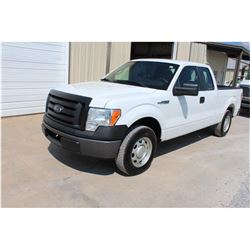 2011 FORD F150 Pickup Truck, VIN/SN:1FTEX1CM1BFB46896 - ext. cab, V6 gas, A/T, AC, 54,409 odometer r
