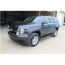 2015 CHEVROLET TAHOE SUV, VIN/SN:1GNSKBKC8FR550760 - 4x4, V8 gas, A/T, AC, 3rd row seating, 82,783 o