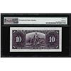 Image 2 : 1937 $10 Bank of Canada Note BC-24b PMG Gem Uncirculated 65EPQ