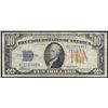 Image 1 : 1934A $10 North Africa Silver Certificate WWII Emergency Note