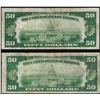 Image 2 : Lot of (2) 1928A $50 Federal Reserve Notes New York