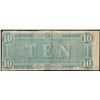 Image 2 : 1864 $10 Confederate States of America Note