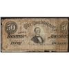 Image 1 : 1864 $50 Confederate States of America Note