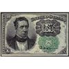 Image 1 : 1874 Ten Cents Fifth Issue Green Seal Fractional Currency Note