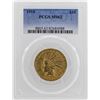 Image 1 : 1910 $10 Indian Head Eagle Gold Coin PCGS MS62