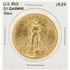 Image 1 : 1924 $20 St. Gaudens Double Eagle Gold Eagle Coin