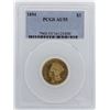 Image 1 : 1854 $3 Indian Princess Head Gold Coin PCGS AU55