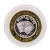 Image 1 : .999 Silver Four Queens Hotel & Casino Las Vegas, NV $10 Limited Edition Gaming