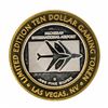 Image 2 : .999 Silver McCarran International Airport $10 Casino Limited Edition Gaming Tok