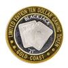 Image 1 : .999 Fine Silver Gold Coast Las Vegas $10 Casino Limted Edition Gaming Token